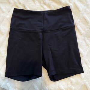 90 Degree by Reflex Black Bike Shorts 5” seam